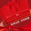 Roupa Íntima Masculina Cueca Boxer Vermelha Algodão Puro Cintura Média Antibacteriana Boxer Briefs Festivo de Casamento Shorts Masculinos Hongyun