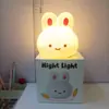 Luminária de Mesa de Cabeceira de Toque Lâmpada de Atmosfera de Alto Padrão Popular na Internet Luz Noturna de Silicone Proteção Ocular para Alimentação de Bebê Luminária de Mesa