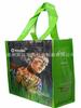 Exquisita bolsa de regalo no tejida recubierta de película, ecológica, bolsa de compras no tejida para supermercado, bolsa de mano con impresión a color, venta al por mayor