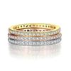 Explosiones nuevo anillo de pareja de tres colores, un conjunto de joyas europeas y americanas de tres usos, una generación de ventas calientes