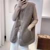 Chaqueta Chaleco para Mujer 2026 Otoño e Invierno Nuevo Estilo Piel de Cordero Sintética Integrada Holgado Estilo Coreano Chaleco sin Mangas Tendencia
