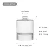 En Stock Botella de Perfume Transparente Portátil con Boca de Rosca de 15 mm, Botella de Vidrio Recargable, Botella Vacía, Botella con Atomizador de Gama Alta, Botella de Vidrio