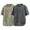 Casual Verano Berlín Nuevo Precio Control 2025 Manga Corta Ropa Holgada para Hombre 69 Camiseta Hombre Gris Oscuro