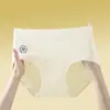 10A Crotch Antibacteriano Estendido Tamanho Grande Feminino Roupa Íntima 100% Algodão Feminina Outono e Inverno Cobertura do Quadril Não Esticável Alargado Shorts Triângulo para Meninas