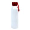 Hervidor deportivo portátil de transferencia térmica, de silicona de color, con tapa transparente, para exteriores, de aluminio, para sublimación, para armar uno mismo.