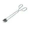 Pinzas Multifuncionales de Acero Inoxidable para Barbacoa, Pinzas para Carbón, Pinzas para Alimentos, Pinzas para Verduras, Pinzas para Carne, Herramienta de Pinzas para Freír Alimentos