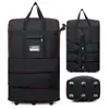 Maleta de Equipaje Universal Plegable con Ruedas Expansible 158 Maleta de Facturación para Aerolínea Capacidad Extra Grande Bolsa para Estudiar en el Extranjero Mudanzas Viajes