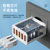 Cargador Múltiple Tipo-C+USB de 5V2A Estándar Europeo Adecuado para Cargadores de Teléfonos Móviles Huawei Android y Apple