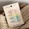 4 Paquetes de Tarjetas ~ 6cm Pinza Koreana de Brillo para Mechones Laterales, Flequillo, Cabello Suelto, Adorno Lindo de Gota de Agua para Mujeres
