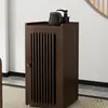 Mesa de Té Móvil, Gabinete de Té, Carrito de Té, Tetera, Juego de Té Integrado, Mesa de Té de Burbujas Secas, Gabinete Lateral con Ruedas, Cubo de Agua, Gabinete de Té