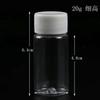 15ml20ml30ml60ml100ml300ml500ml Botella de Plástico Transparente PET de Boca Ancha Botella de Alcohol