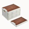 Organizador de Coche con LOGO Personalizado Caja de Almacenamiento para Maletero Caja de Almacenamiento para Camping al Aire Libre Caja Plegable Portátil Multifuncional