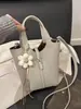Bolso de cubo nuevo y sencillo, moda de primavera, bolso de hombro y bandolera minimalista texturizado, bolso de mano para mujer para el trabajo, bolso de exportación
