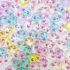 Venda Quente Transfronteiriça Novo Desenho Animado Gelo Translúcido Blush Nuvem Decorações para Unhas Fofas Mini Rosto Sorridente Decorações de Resina de Nuvem