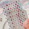 Adesivos para Nail Art com Padrão de Formiga Adesivos Coloridos para Nail Art com Flores Nova Tecnologia 3D Decorações de Unhas de Flores da Primavera Atacado Yt8347