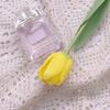 Tulipán hidratante de tacto suave, flores artificiales, flores artificiales, flores de seda, decoración del hogar, boda, estudio de cine, flores decorativas.