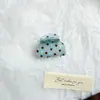 Presilha de Garra Acrílica Fresca com Bolinhas Retrô Presilha para Coque na Parte de Trás da Cabeça Presilha Tubarão Acessórios de Cabelo Diários Presilha de Cabelo Feminina