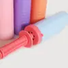 Bomba de Ar Macaron Nova Filme de Alumínio Balões de Látex Boia Anel de Natação Bomba de Inflação Bidirecional Manual Acessórios de Brinquedo