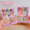 Caja de Regalo de Accesorios para el Cabello de Niña Traje Regalo de Cumpleaños para Niñas Caja de Joyería Horquilla para el Cabello de Niña Banda Elástica Cuerda para el Cabello Horquilla Adorno para la Cabeza