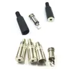 Enchufe hembra de cabeza hueca de 2.5 mm, cabeza de soldadura de 2.5 mm, cabeza de equilibrio, cable de audio y video para auriculares, reparación DIY, tipo 1 de cableado de cabeza de soldadura