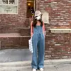 Otoño 2025 Pantalones Nuevos Estilo Coreano Jeans Rectos Holgados para Mujer Cintura Alta Pantalones de Pierna Ancha Ajustados Monos de Moda