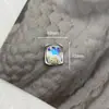 Joyería Casual de Diamantes Cuadrados, Accesorios de Aleación de Diamante Único de Alta Transparencia para DIY de Gama Alta, Pendientes Personalizados, Accesorios para el Cabello, Accesorios Hechos a Mano