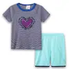 Especializado para el comercio exterior transfronterizo: ropa infantil, ropa de casa, pijamas de algodón de manga corta para niños de verano, conjuntos de pijama para niños, pijamas y pantalones de dormir para niños