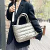 Bolsa Tote de Design Nicho Personalizada Estilo Inverno 2024 Estilo Coreano Casual Grande Capacidade Ombro Mão