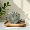 2026 Caixa Acrílica Personalizada com Mini Strass Bolsa Pequena Acessório Transversal Versátil Moda Tendência Europeia e Americana Transfronteiriça