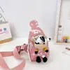 Bolso de pecho para niños, otoño e invierno, nuevo y lindo bolso para niños con diseño de oso, bolso bandolera de hombro para niños con dibujos animados, venta al por mayor