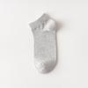 Calcetines Cortos de Algodón Puro para Hombre a Prueba de Olor Primavera y Verano Delgados Transpirables Absorbentes de Sudor Malla Calcetines de Barco Algodón Puro Corte Bajo Tubo Corto Algodón