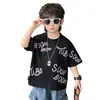 Camiseta de Manga Corta para Niños Verano 2026 Nuevo Estilo Top Infantil Verano Algodón Holgado Moderno Elegante Fresco Estilo Urbano