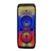 Altavoz portátil de 10 pulgadas y 60W, superventas de exportación, para eventos comunitarios, con karaoke Bluetooth y doble micrófono inalámbrico