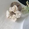Tecido Liso Cor Morandi Estilo Coreano Acessórios de Cabelo Estilo Ins Gaze Bolha Elástico de Cabelo Flor de Cabelo Elegante Scrunchie