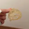 Pasador de Forma Especial Popular de Gama Alta Pasador de Verano en la Parte Posterior de la Cabeza Tamaño Mediano Estudiante Medio Suelto Peludo Pinza de Tiburón