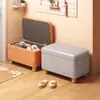 Taburete de Almacenamiento al por Mayor, Taburete Pequeño Multifuncional, Taburete para Cambiarse los Zapatos, Taburete de Almacenamiento para la Puerta de Casa, Taburete Bajo, Taburete con Asiento de Bolsa Suave
