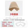 Tablero de densidad tira de relleno de arco circular plantilla de moldeo de revestimiento curvo esquina de madera maciza línea curva ensamblaje rápido cuarto