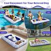 Fabricante Atacado Personalizado Colchão Inflável para Cães Grandes, Colchão Inflável para Cães Grandes Nadarem e Tomarem Banho, Parque Aquático Inflável para Cães Grandes