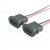 Conector fêmea Tipo-C LN-03, montagem em painel de encaixe, soquete de carregamento de 2 pinos para soldagem de fios para pequenos eletrodomésticos