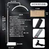 Lâmpada de Chão em Forma de U Selecionada Cuidadosamente para Extensão de Cílios, Lâmpada para Tatuagem e Nail Art, Lâmpada Especializada Sem Sombra, Lâmpada de Trabalho de Beleza LED com Proteção para os Olhos