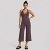 Conjunto de fitness transfronterizo con top de tirantes con escote en V para yoga y conjunto de shorts deportivos de fitness para Pilates para mujer