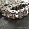 Producción y suministro de cadena estándar de alta calidad 50 niquelada 10A de una hilera cadena de transmisión industrial cadena de rodillos de precisión