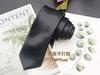 En stock cremallera de color sólido negro corbata para hombres y mujeres moda perezosa casual mate brillante camisa decorativa golpe a mano