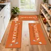 Alfombrilla Antideslizante para Suelo de Cocina al por Mayor Alfombra de Cocina de Franela Absorbente de Agua a Prueba de Aceite Fácil de Limpiar Felpudo de Cocina