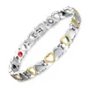 Imán de Corazón Más Vendido Transfronterizo Pulsera de Corazón de Melocotón Joyería Simple y de Moda Europea y Americana Pulsera de Metal para Pareja Ajustable