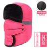 Sombrero para Hombre Invierno Estilo Coreano Exterior Cálido Algodón Sombrero Noreste Engrosado Protección para las Orejas Sombrero Lei Feng para Mujer Invierno Ciclismo Cortavientos