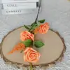Rosas Artificiales de Espuma, Flores Falsas, Flores Artificiales Terminadas para Bodas, Arreglos de Paisajismo, Arreglos Florales de Alta Gama, Decoraciones de Ramo