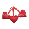Amazon Día de San Valentín Amor Fieltro Corazón de Amor en Forma de Corazón Colgante Decoración Colgante Decoración de Boda