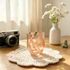 Copo de cera de vidro, copo de vela transparente feito à mão, porta-velas de aromaterapia de vidro criativo, ornamento de decoração para casa, adequado para presentear e uso no escritório