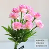 Ramo de Margaritas Pequeñas, Flores Artificiales para Decoración, Pequeños Manojos de Flores de Plástico, Arreglos Florales de Boda, Flores de Seda